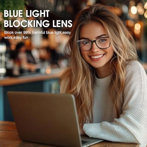 Smart Glasses - Bluetooth Open Ear Speaker Blue Light Blocking