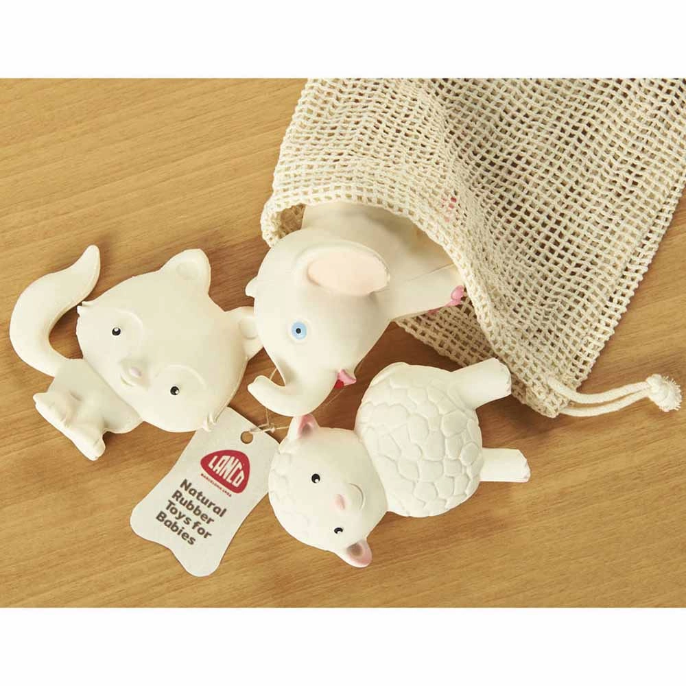 Animal Teether - Organic 100% natural Suitable for 4 months & above Gift Set