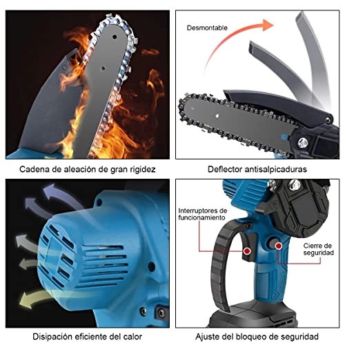 Handheld Chainsaw - 24V 2 Batteries