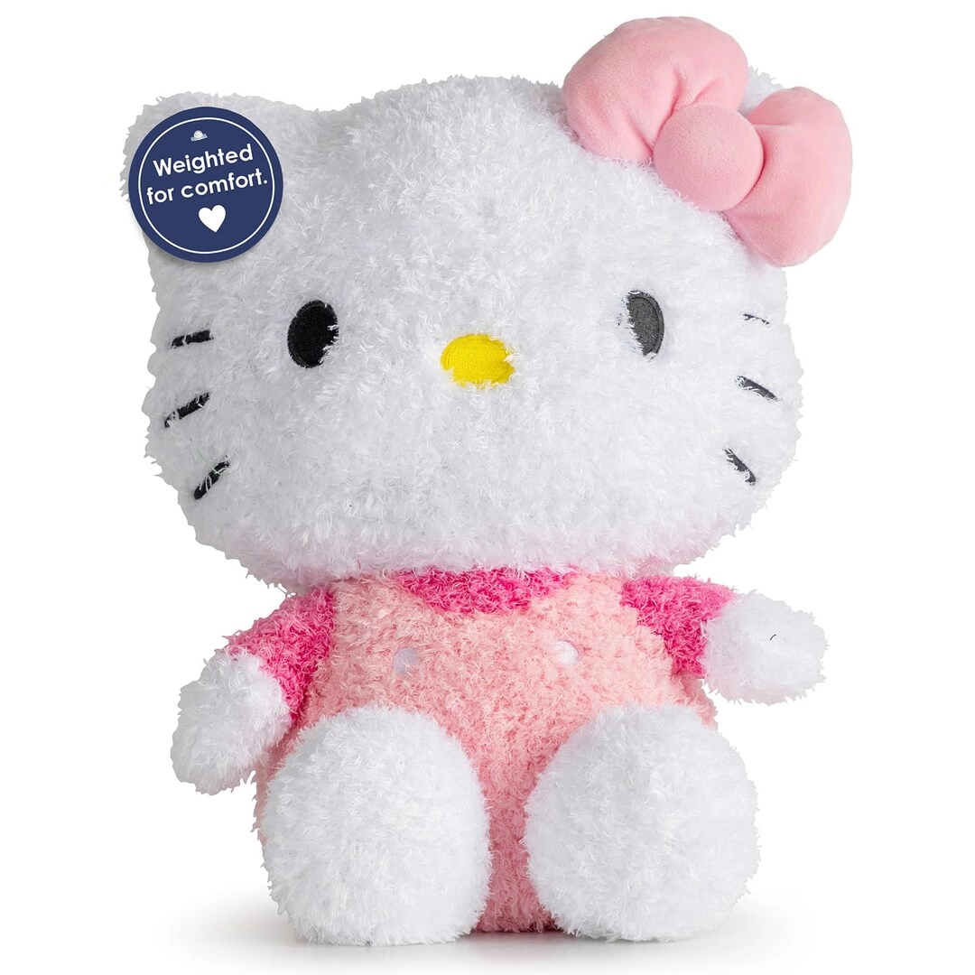 Jay Franco Hello Kitty Fuzzy Plush Pillow Buddy - 2.5 lbs 13 inches