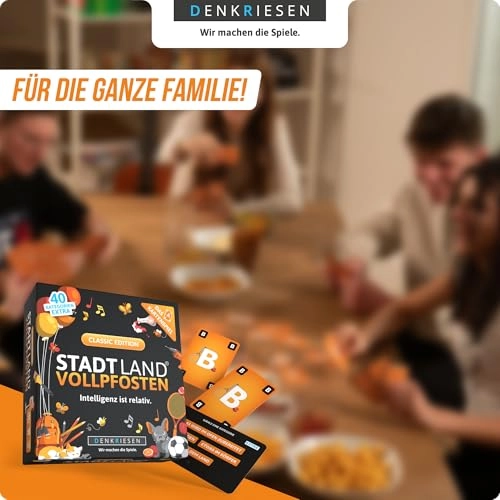 Stadt Land Vollpfosten: Classic special edition - Card Game (German)