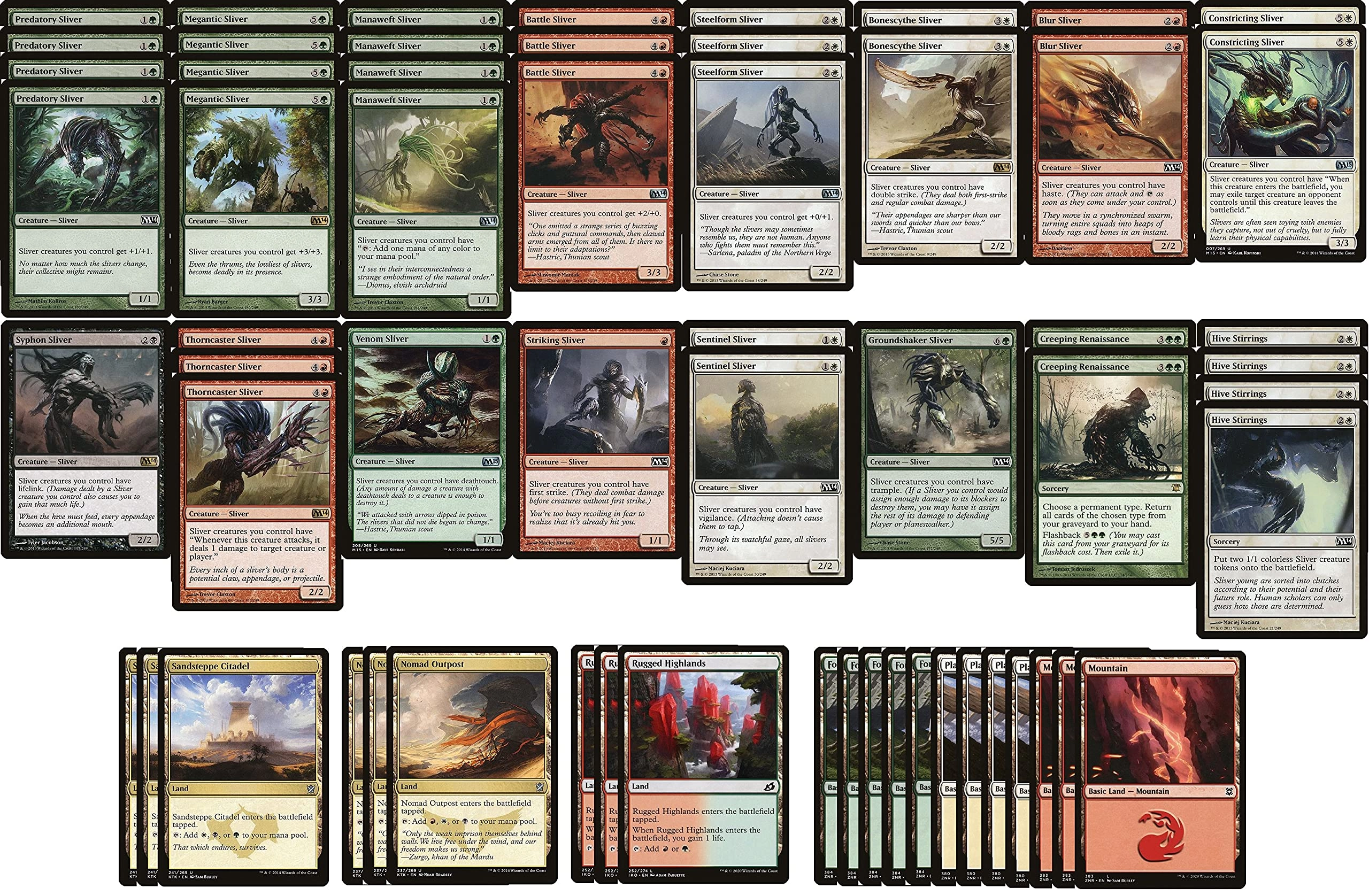 MTG Decks & More Magic The Gathering: Elite Sliver - Modern Legal