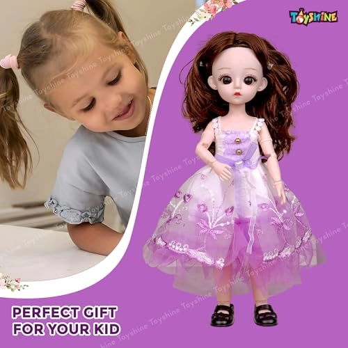 Beautiful Doll - 9 Inch Plastic Wedding Dress Ages 3+