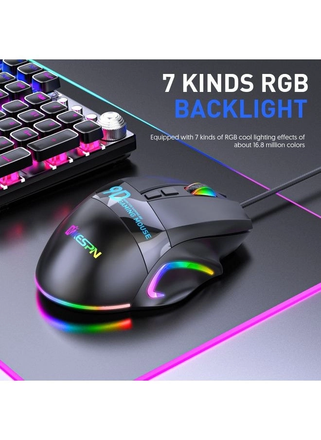 MKESPN X10 Gaming Mouse - Wired