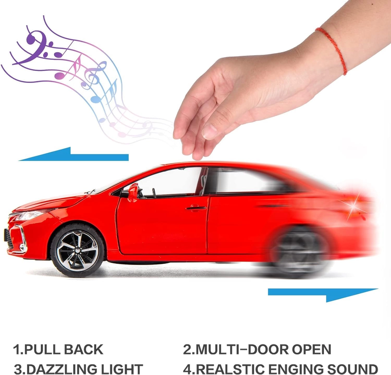 TOYOTA COROLLA - Pull Back Sound Light