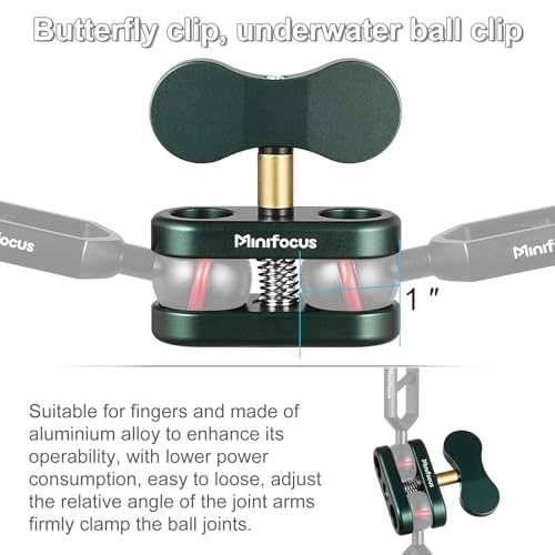 Ball Clamp Mount - Double Socket Arm 360°