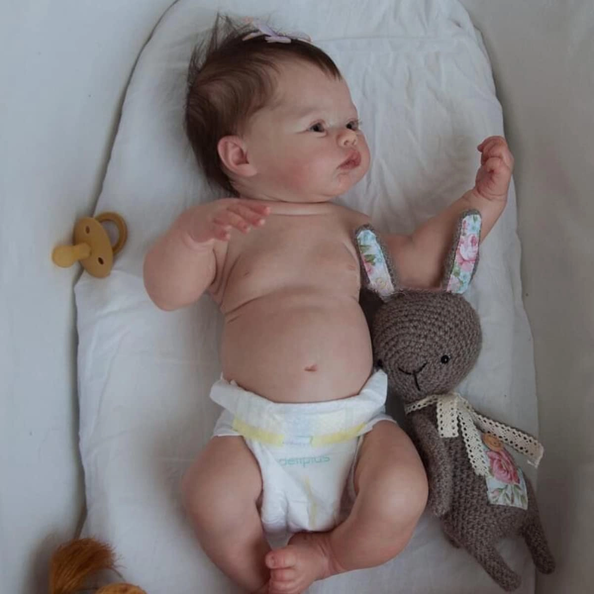Nanjing Tianzeng Gifts Co.,Ltd Reborn Baby Doll - 18 inch Silicone Vinyl Anatomically Correct Ages 3+