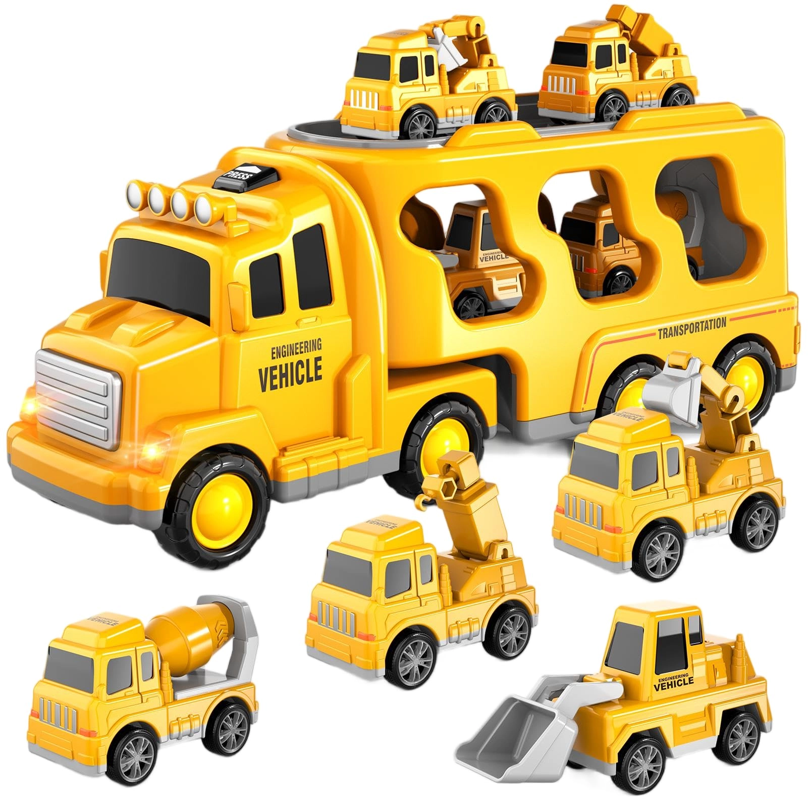 BLmukce 5 in 1 Construction Vehicles (SX) - Construction