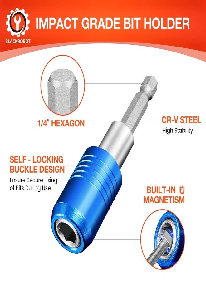 Magnetic Quick Change Impact Bit Holder - 2.5-Inch 1/4"
