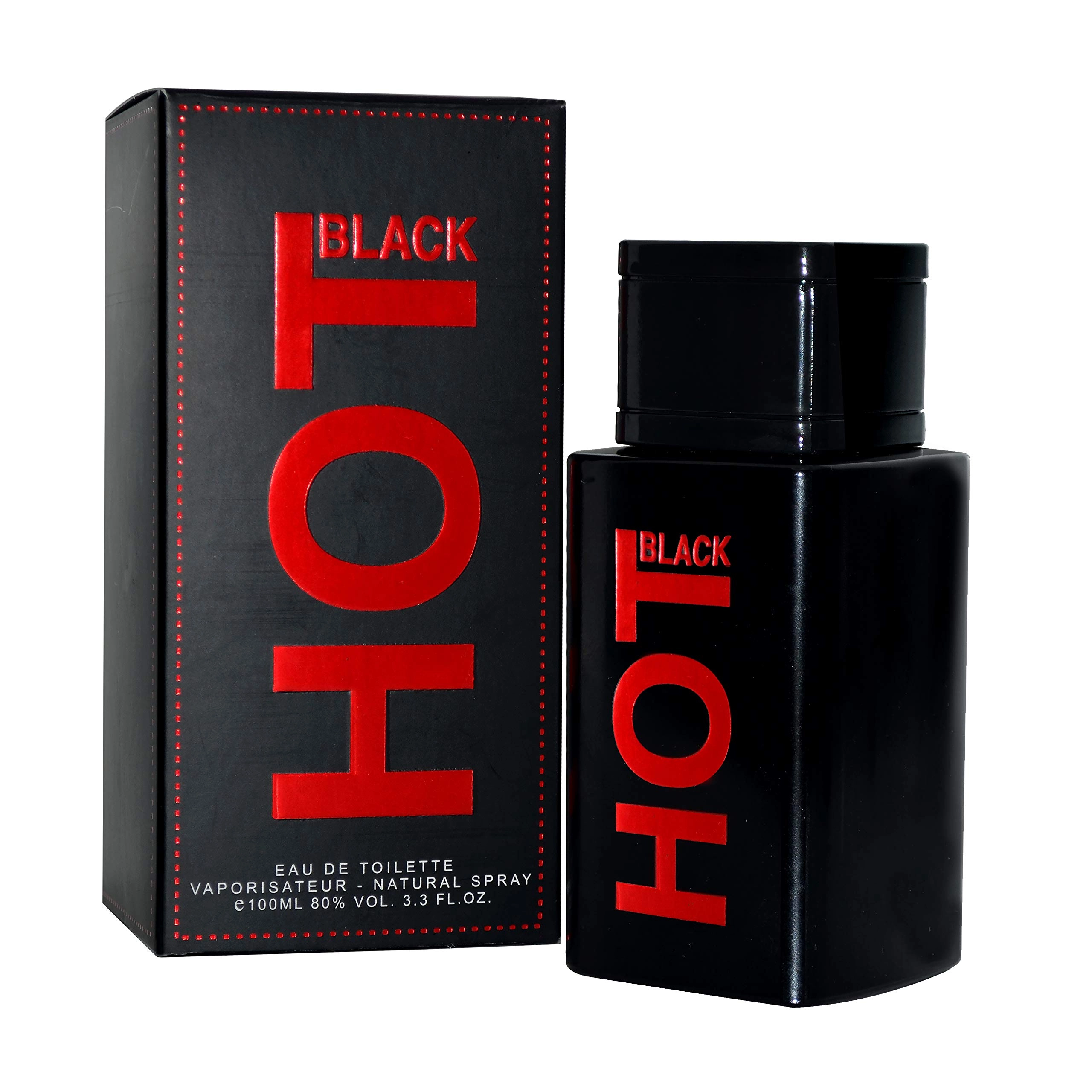 Shaikh mohd saeed perfumes est HOT BLACK Eau de Toilette 100ml