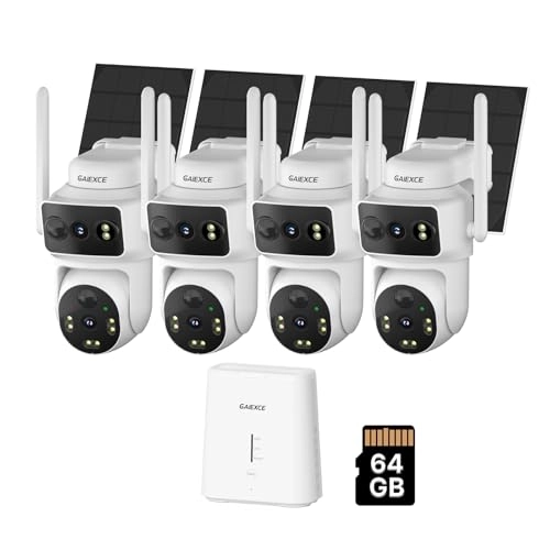 GAIEXCE Dual Lens Security Camera 4MP