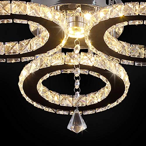 Crystal Ring Chandelier - Cool White (6000K-6500K)