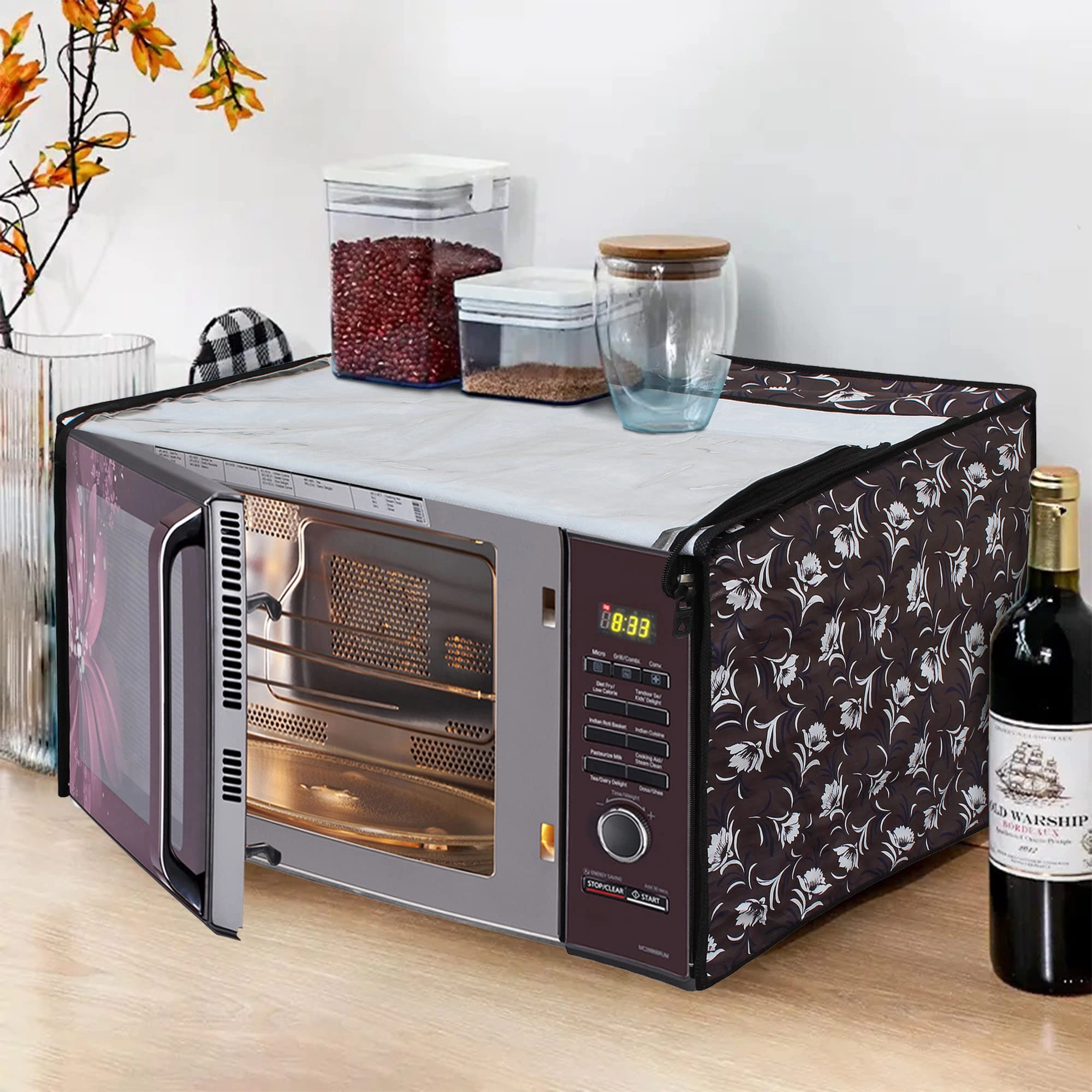 Microwave Oven Cover - 21 Litre MC2146BP Black