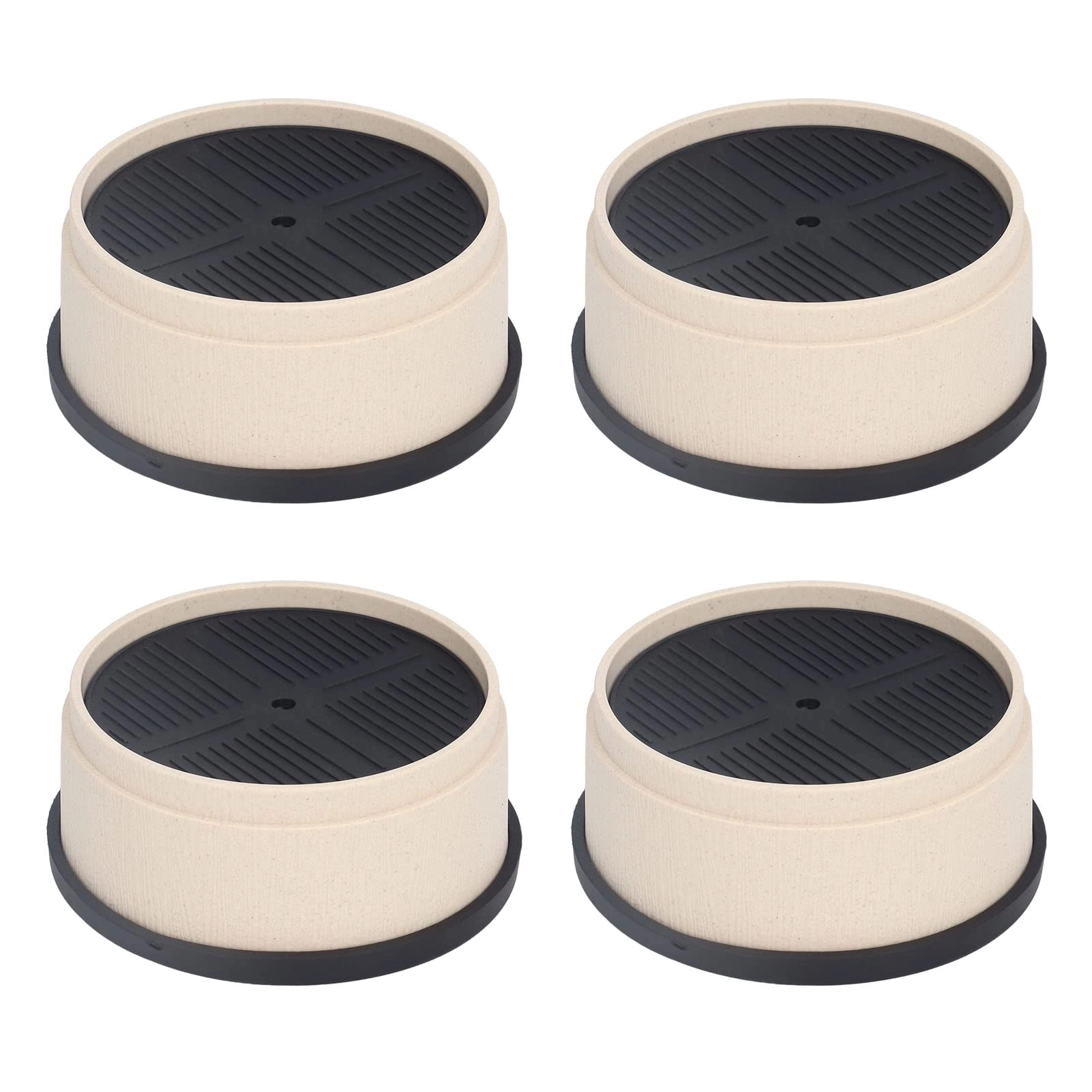 POOWO Anti Vibration Pads - 4pcs Round Plastic