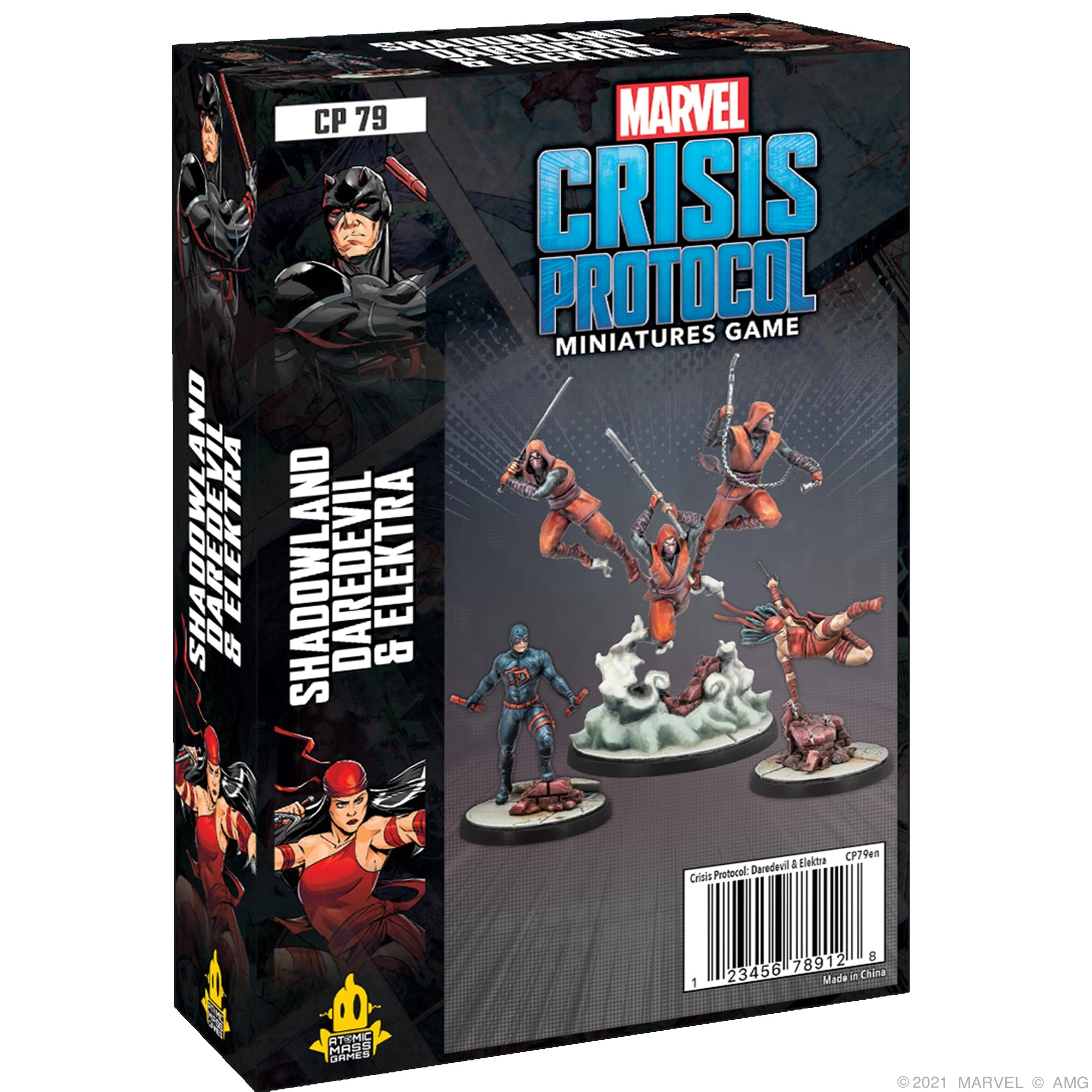 Atomic Mass Games Marvel Crisis Protocol: Shadowland Daredevil & Elektra - Miniatures Game