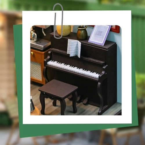 Miniature Dollhouse Kit - Paper Green