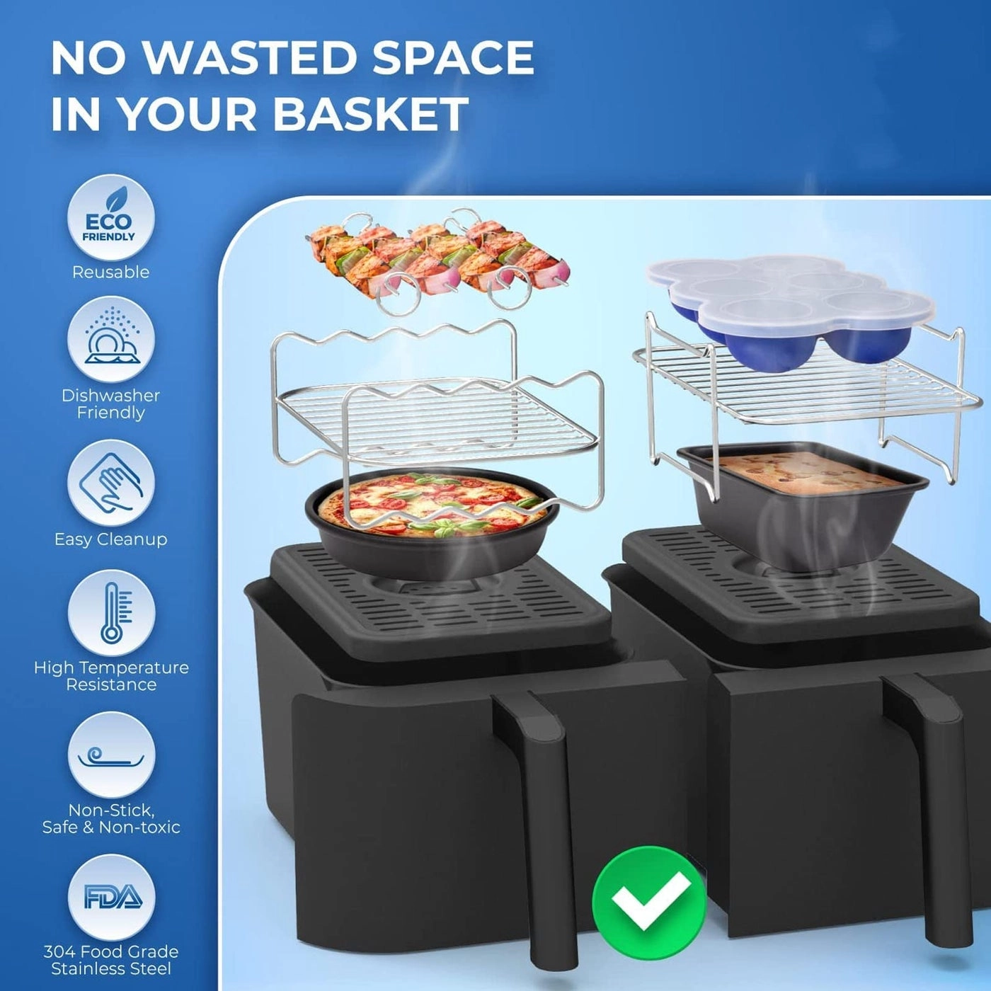 Fryer Rack - Stainless steel 1 piece(s)