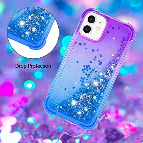 Glitter Moving Quicksand Flowing Cover Silicone Bumper for iPhone 12
