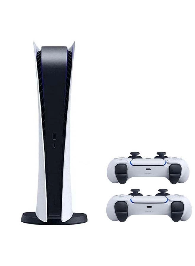 Sony PlayStation 5 Digital Edition - International Version (Non-Chinese) + Extra White Controller