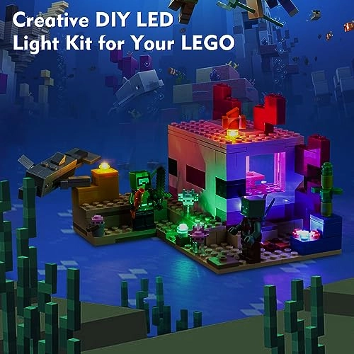 Light Kit for LEGO Minecraft Axolotl House 21247