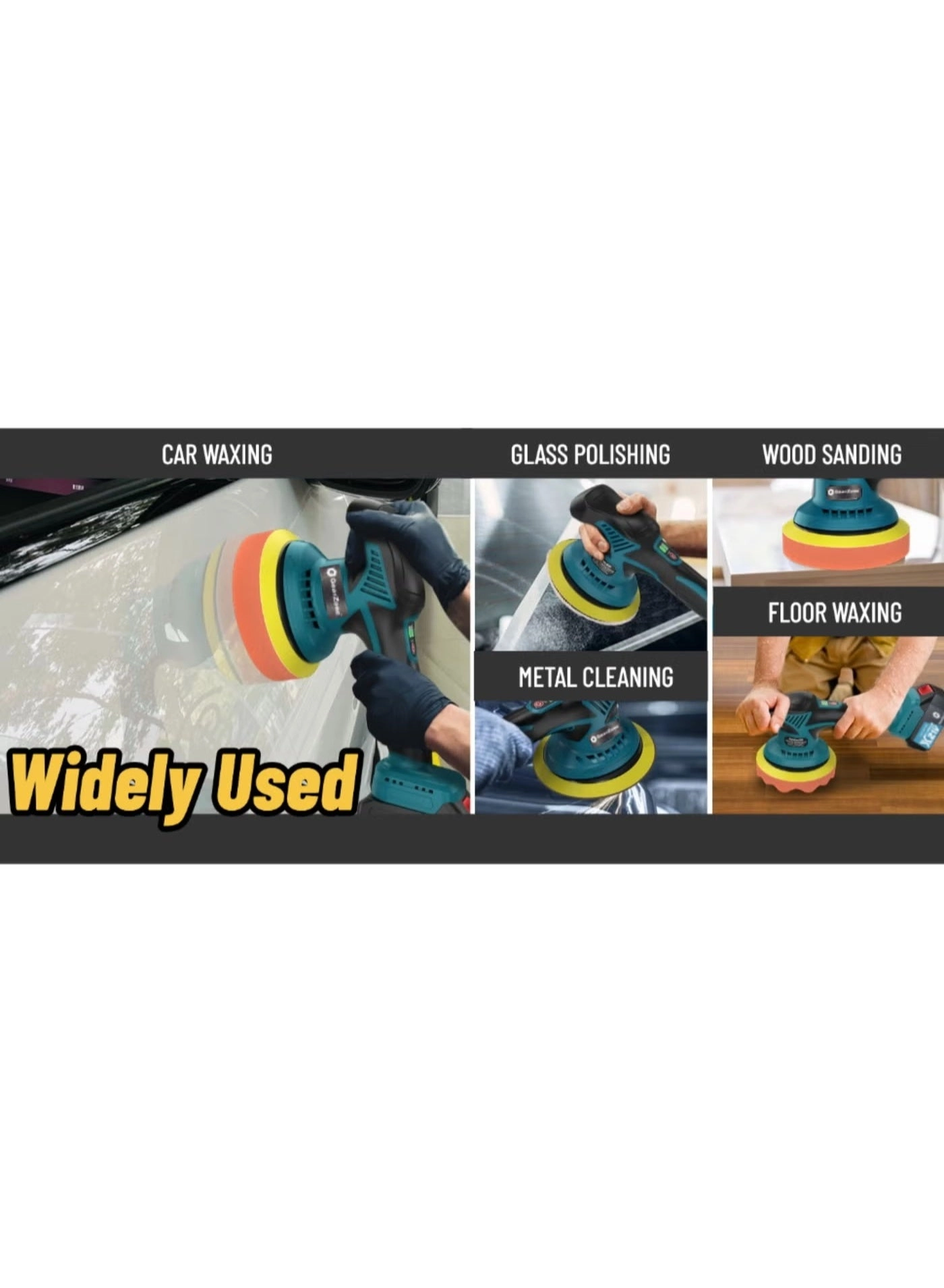 Dual-Action Car Polisher Kit