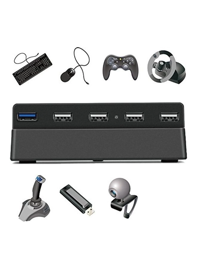 TNP Products 5-Port USB Hub - PS4 Slim Wired