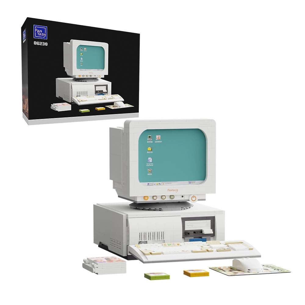 BRICKKK Retro Computer Building Blocks Set - 22 pcs