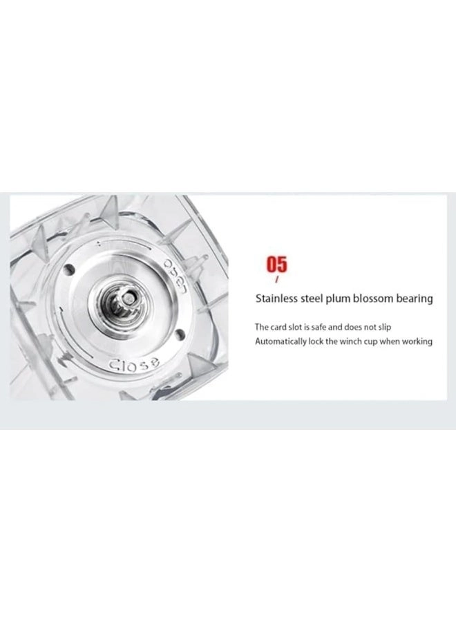 Multifunctional Heavy Duty Blender - 2 Jars Juicer Mixer Stainless Steel Blades