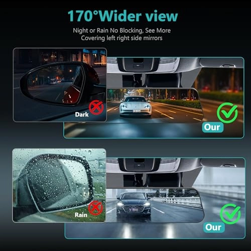 Rear View Mirror Camera - 4K+2.5K 30FPS