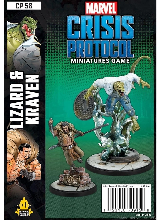 Lizard + Kraven - Marvel Crisis Protocol (CP58)