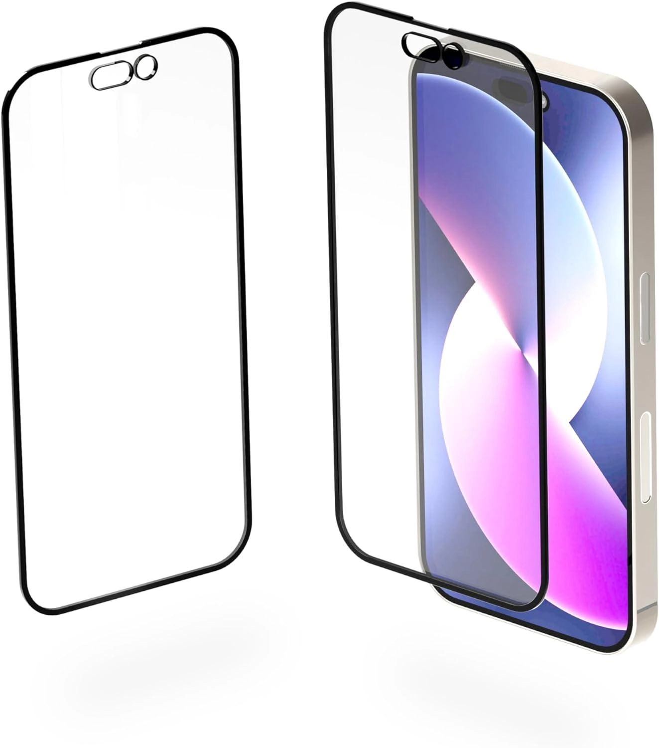 Max & Max Ultra HD Anti-Fingerprint Tempered Glass Screen Protector for iPhone 15 Plus