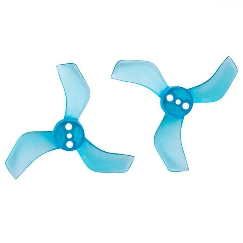 3-Blade Propellers - 4 Pairs 1.5 mm Clear Grey