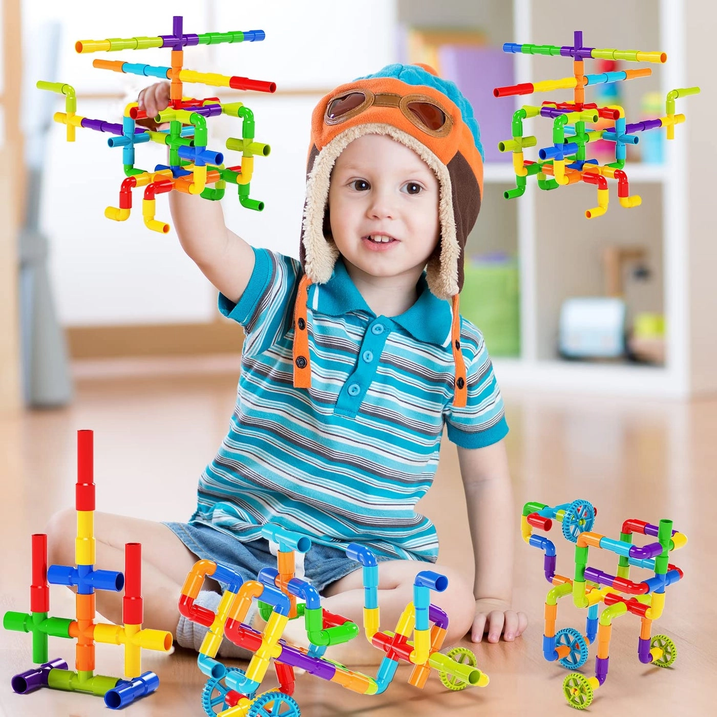 Pipe Tube Construction Building Blocks - 188 pcs