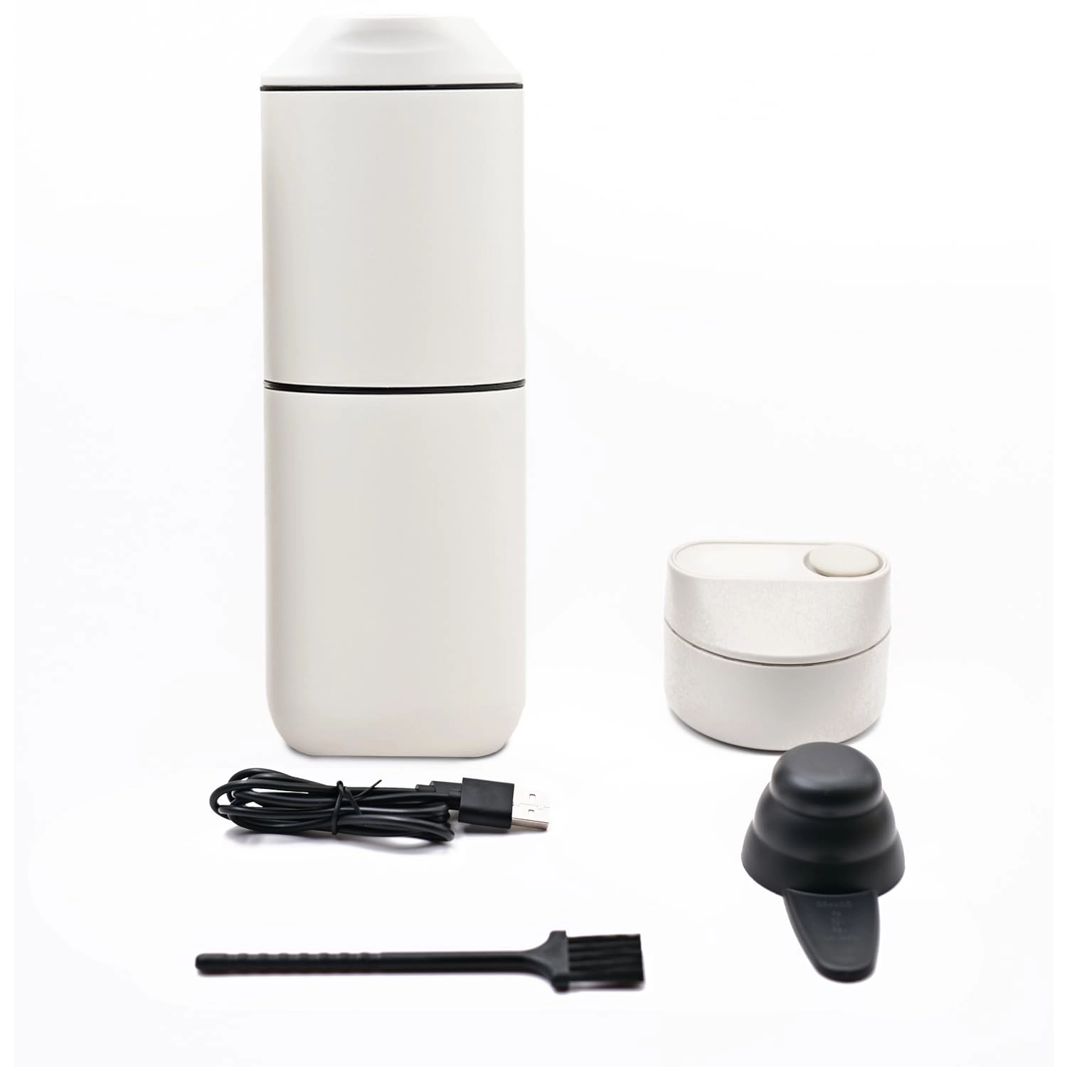 SMETA Portable Espresso Maker - 5 Levels Electric Grinder USB Charging