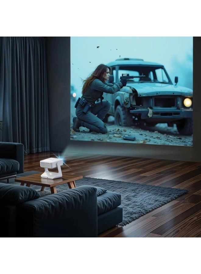 Smart Android 12 Projector Mini Projector with gaming stick 200 ANSI lumens