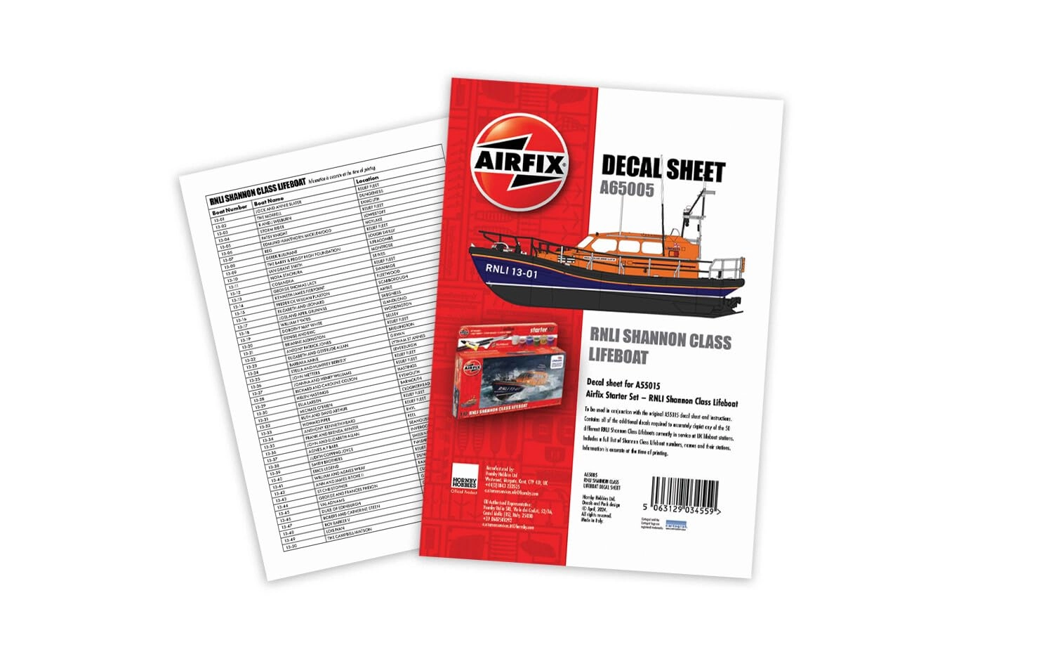Airfix A65005 Decal Sheet - 1 piece(s) A55015