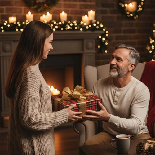 Father Daughter Figurine - Resin