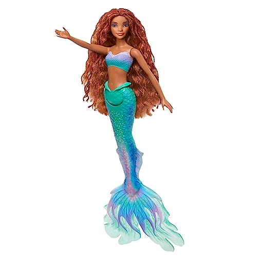 Ariel Doll - Deluxe Mermaid Iridescent Tail Hair Jewelry Beads Ages 6+