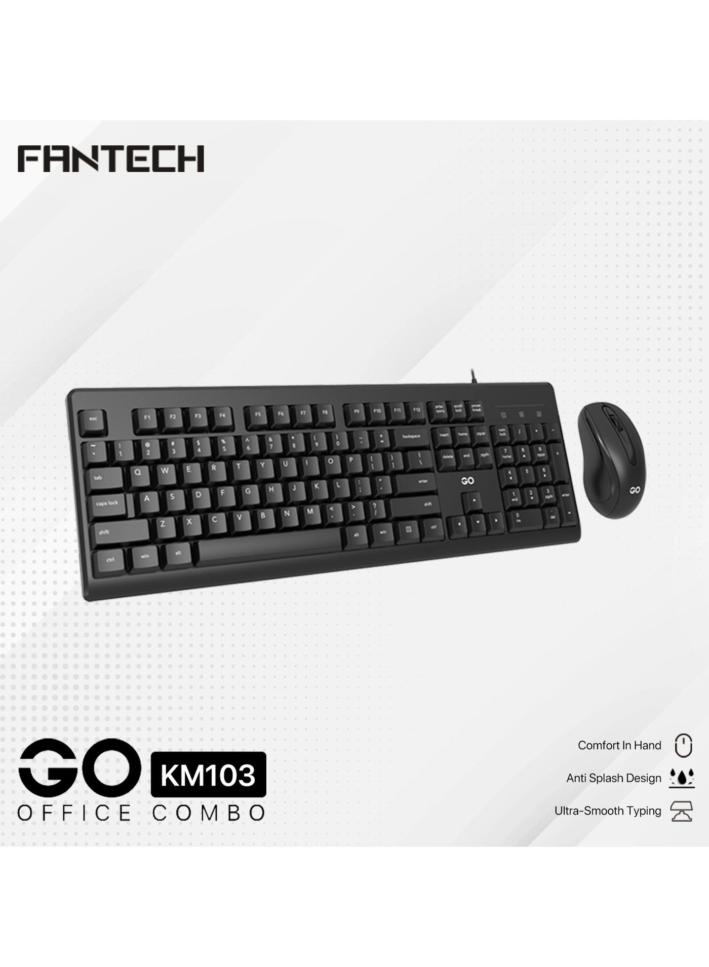 KM103 - Wired + Mouse - Wired