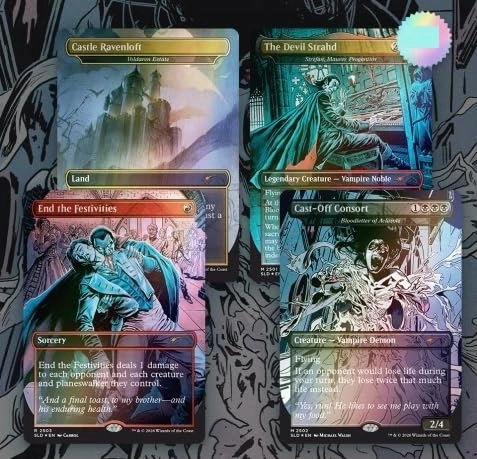 Magic TCG Secret Lair x Dungeons & Dragons: Strahd's Descent - Foil Edition