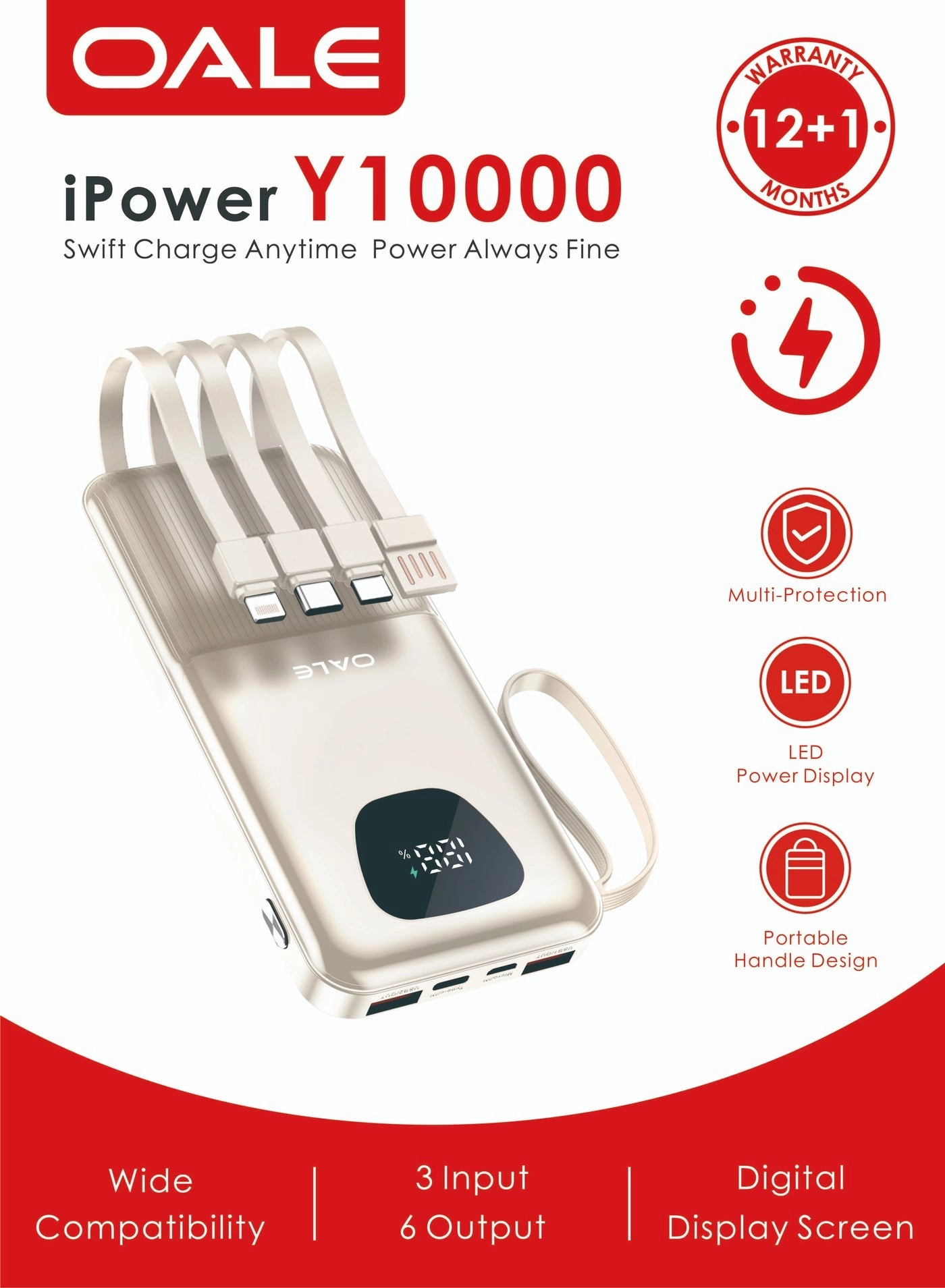 iPower Y10000 - 10000mAh 22.5W Fast Charging
