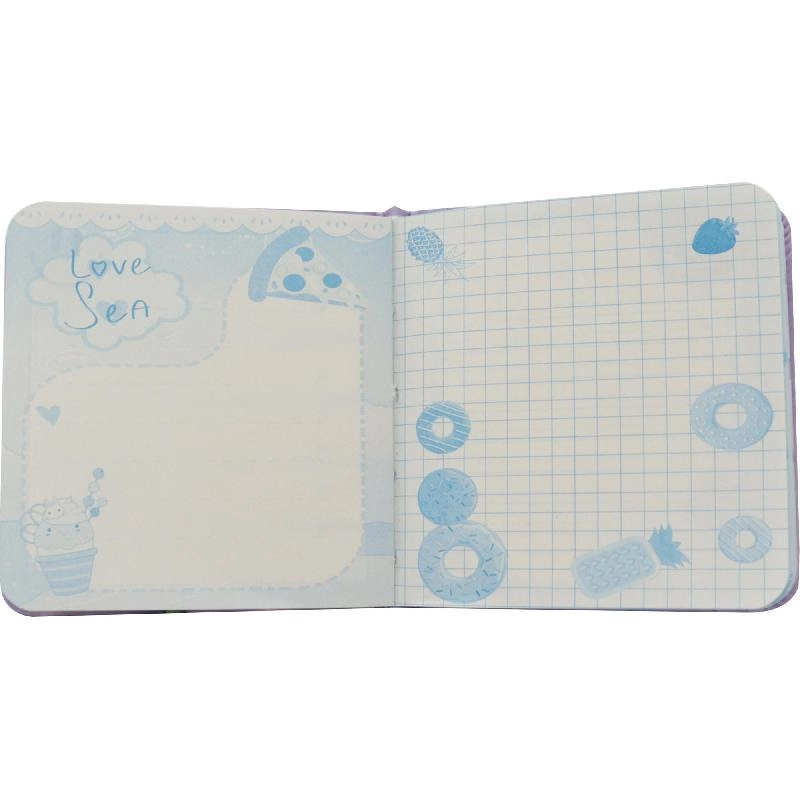 Notebook 19 X 26 cm Spiral - Grid 100 Sheets
