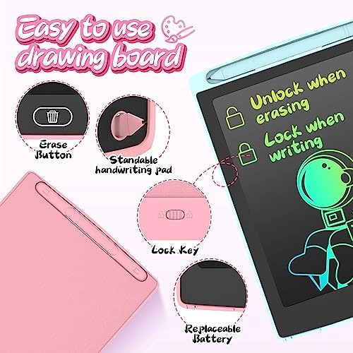 LCD Writing Tablet - 3-6 Years Old 2 pieces