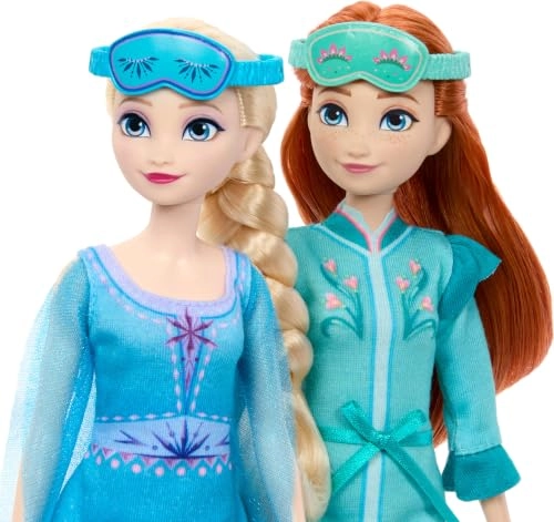 Frozen Sisters in Pyjama Set - Anna and Elsa with Olaf and 14 Accessories