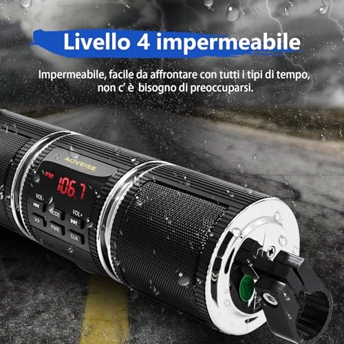 Waterproof Bluetooth Motorcycle Speaker