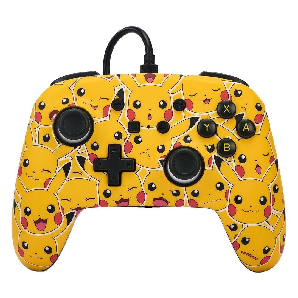 Nintendo Switch Enhanced Wired Controller Pikachu Moods