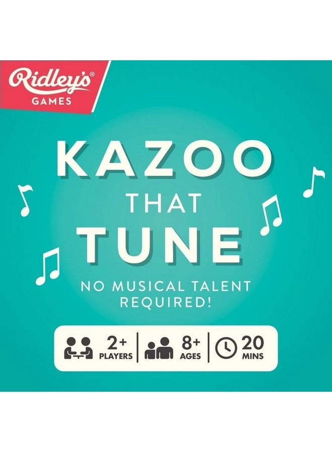 Kazoo That Tune - 4 Kazoos 2-4 Players Ages 8+