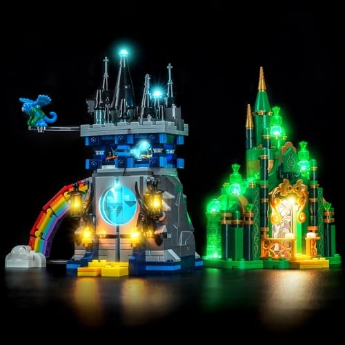 Light kit Compatible with Lego 75689 Emerald City & Kiamo Ko Castle - LED USB Powered