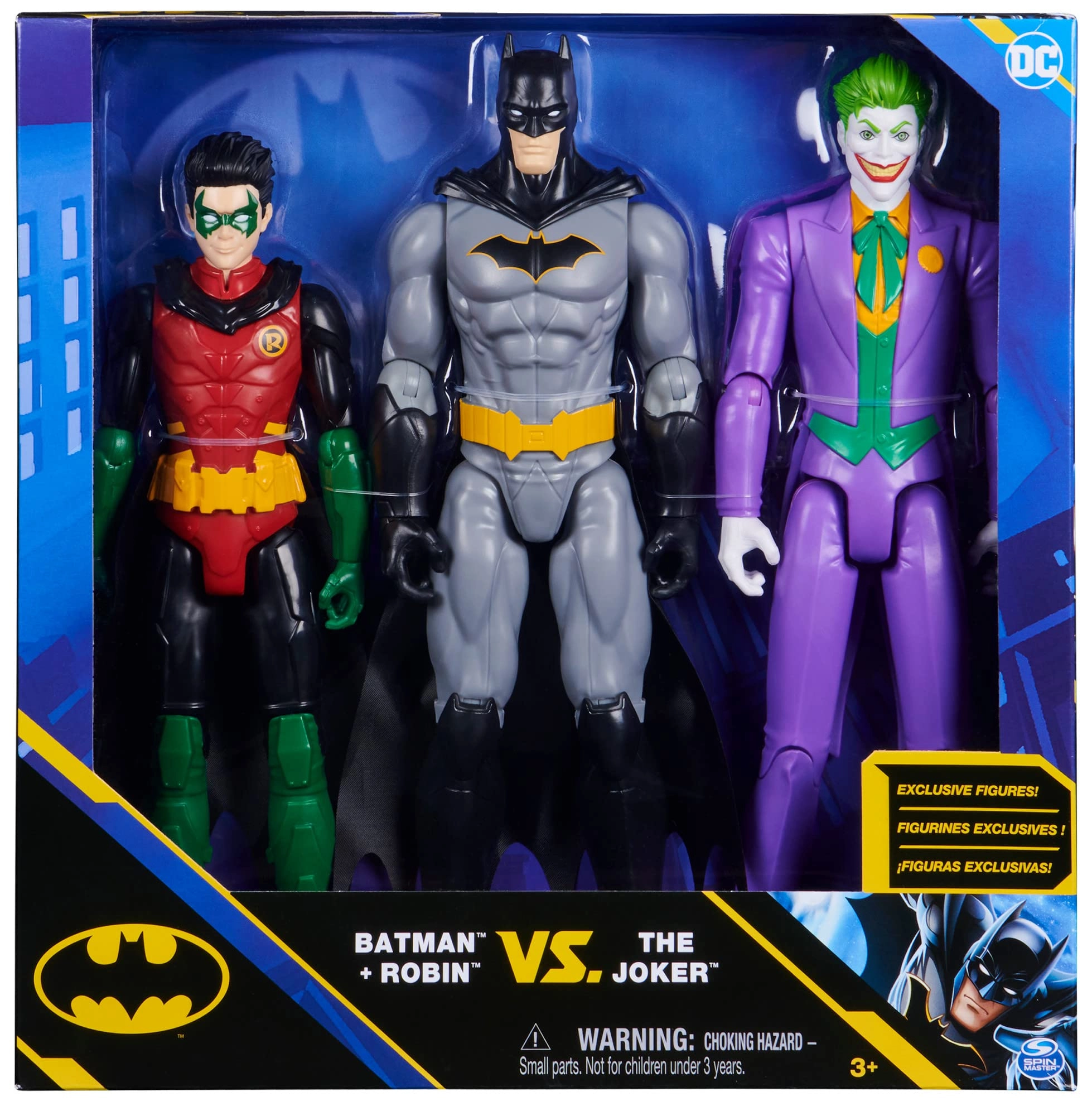 Batman - 30 cm + Robin + Joker - DC Comics