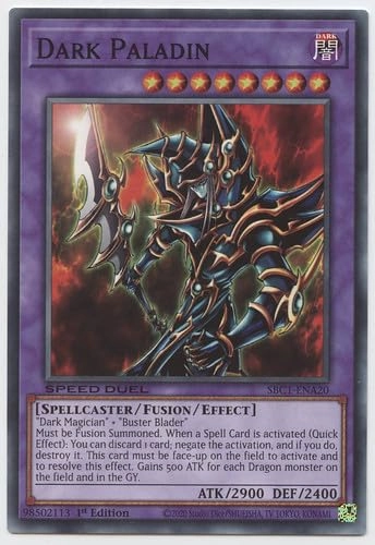 Yu-Gi-Oh! Dark Paladin SBC1-ENA20